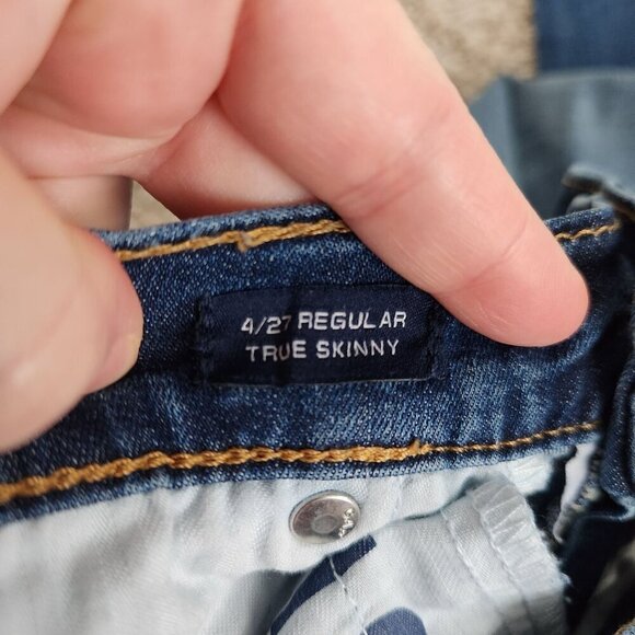 Gap Regular True Skinny Medium Wash Blue Jeans - Picture 4 of 7